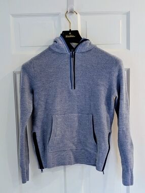 Gfore Women’s Small Golf Waffle Stitch Merino Wool Quarter Zip Sweater G/FORE